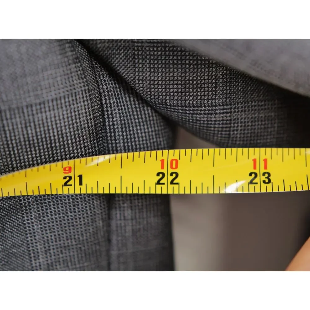 Brooks Brothers Men's Sport Coat Blazer 44L W38 Regent 1818 Gray Wool‎